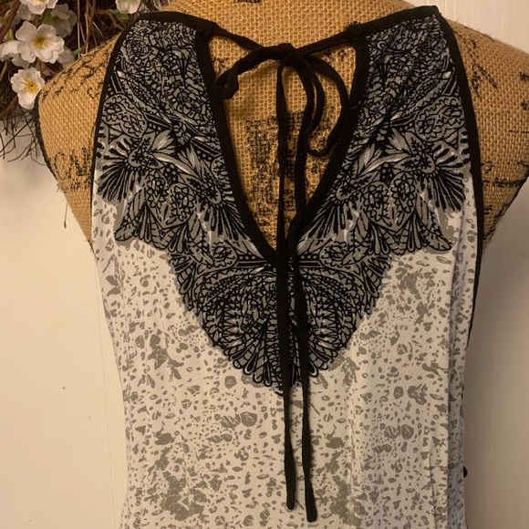 Free People Black and White Cropped Halter - Picture 8 of 8